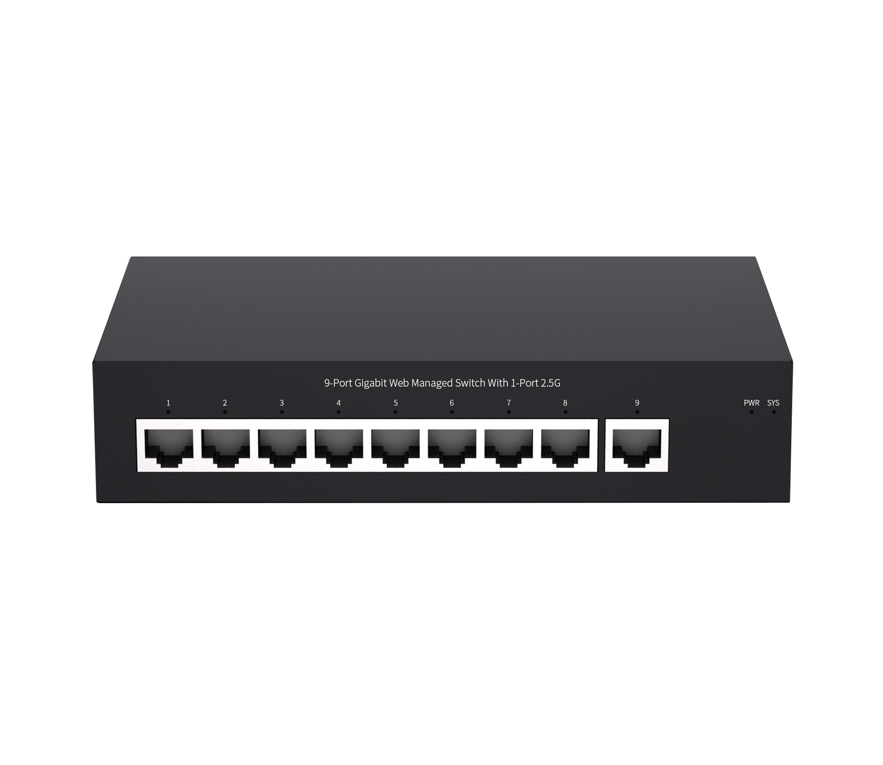 KS2509M 9-Port Gigabit Web-Managed Switch With 1-Port 2.5G