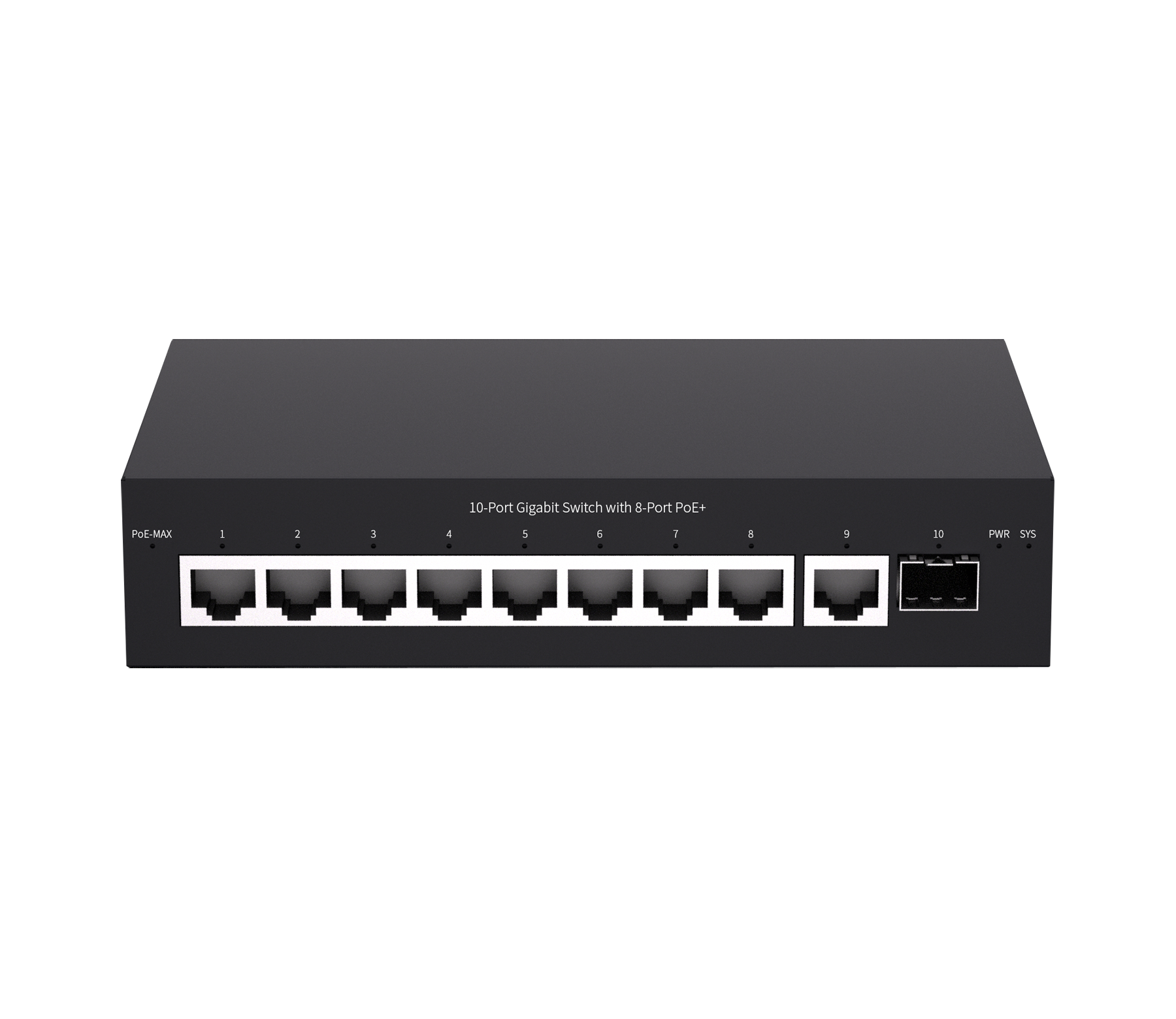 KSG1010PM-A 10-Port Gigabit Cloud Managed Switch with 8-Port PoE+