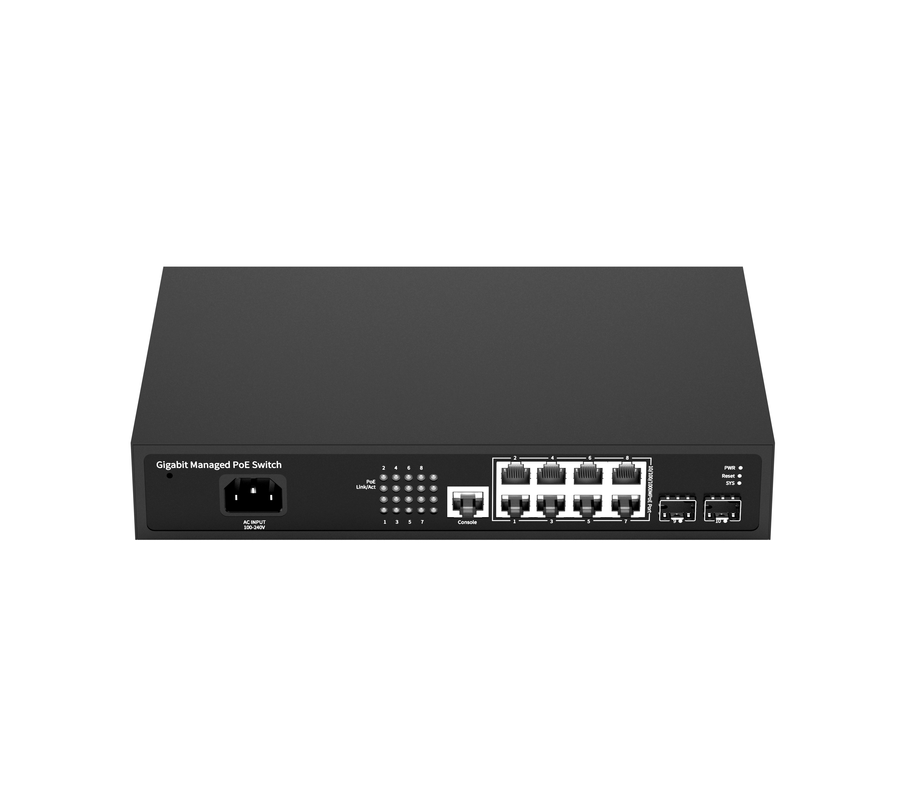 KSG1010PM-B L2 Managed PoE Switch
