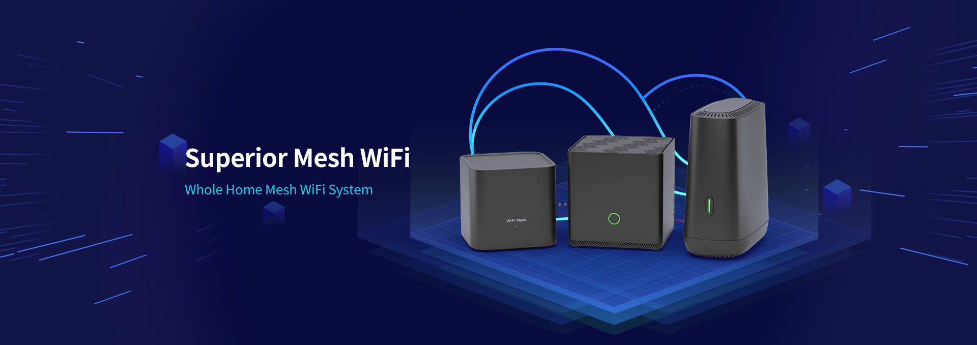 KCNet mesh Wi-Fi and fiber access networking equipment