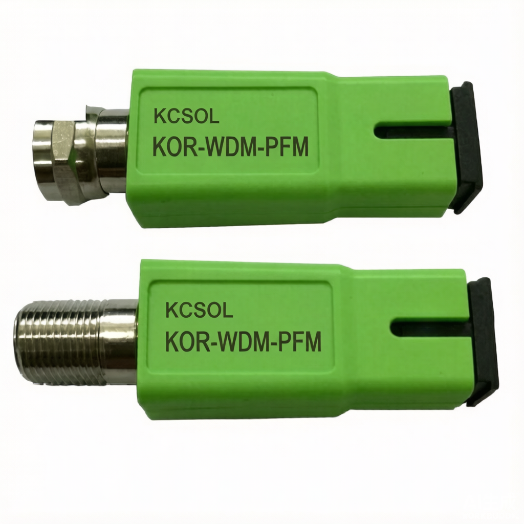 KOR-WDM-PFM Passive WDM FTTH Receiver - Female/Male Connector